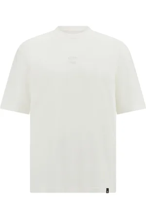 Boggi Milano Koszulki, Mężczyzna, Biały, L, Bawełna, Bawełniany T-shirt Jersey