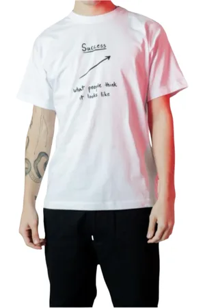 Sprayground Koszulki, Mężczyzna, Biały, M, Bawełna, Białe T-shirty i Koszulki Polo