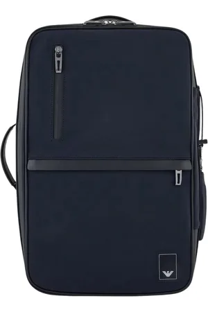 Emporio Armani Torebki, Mężczyzna, Niebieski, ONE SIZE, Niebieska Torba Wiadro i Plecak