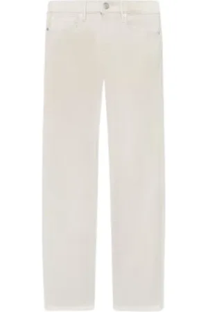 Frame Jeansy, Mężczyzna, Beżowy, W29, L`Homme Slim Brushed Twill Jeansy
