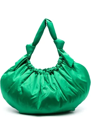 Ganni Torebki, Kobieta, Zielony, ONE SIZE, Duża torba na ramię typu hobo