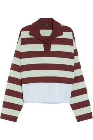 Max Mara Koszulki, Kobieta, Wielobarwność, L, Bawełna, Halle Polo Shirt