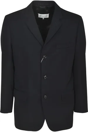 Maison Margiela Kurtki, Mężczyzna, Czarny, M, Wełna, Blazer