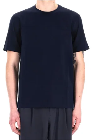 HERNO Koszulki, Mężczyzna, Niebieski, 2XL, Niebieski T-shirt z bawełny