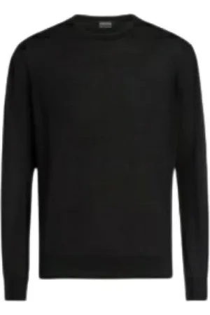 Ermenegildo Zegna Bluzy, Mężczyzna, Czarny, M, Sweter