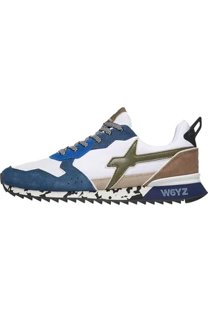 W6YZ Buty, Mężczyzna, Wielobarwność, 44 EU, Czerwone Sneakersy Odważny Design