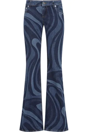 Emilio Pucci Jeansy, Kobieta, Niebieski, S, Dżinsowe Spodnie Laserowe