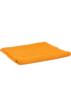 Silvian Heach Akcesoria, Kobieta, Pomarańczowy, ONE SIZE, Dzianinowy szal z haftem
