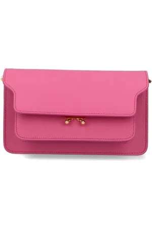 Marni Torebki, Kobieta, Różowy, ONE SIZE, Skóra, Elegancka Torba na Ramię