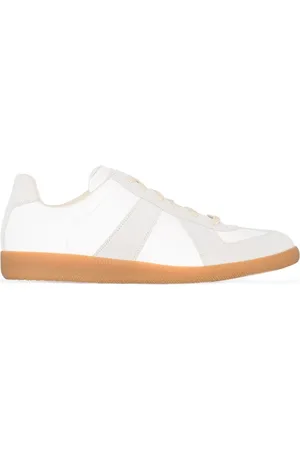 Maison Margiela Buty, Mężczyzna, Biały, 40 EU, Skóra, Replica Leather Sneakers