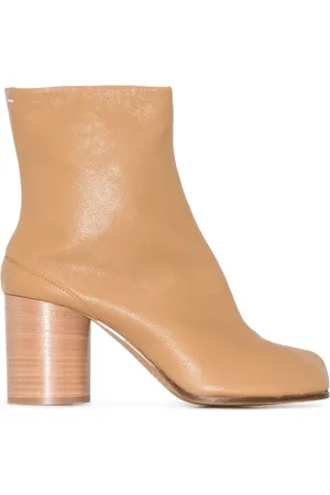 Maison Margiela Buty, Kobieta, brązowy, 37 EU, Skóra, Split-Toe Botki
