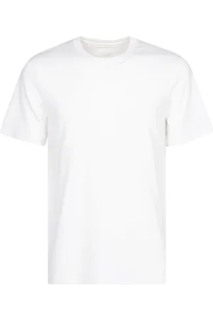 Majestic Koszulki, Mężczyzna, Biały, M, Bawełniany T-shirt z krótkimi rękawami