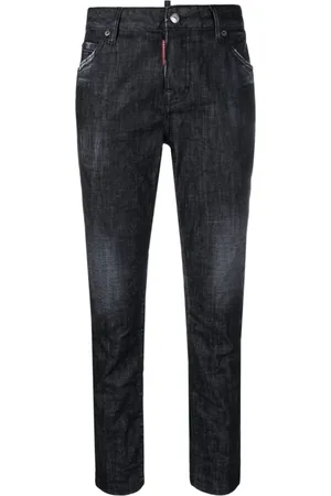 Dsquared2 Jeansy, Kobieta, Czarny, XS, Bawełna, Pantalone 5 Pocket Skinny Jeansy