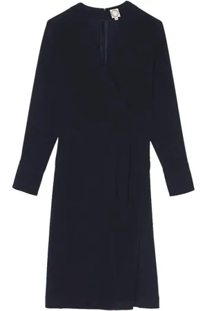 Inès de la Fressange Sukienki, Kobieta, Niebieski, 2XS, Poliester, Navy Blida dress