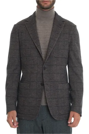 CANALI Kurtki, Mężczyzna, brązowy, M, Bawełna, Blazer