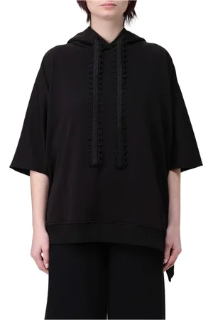 Dondup Bluzy, Kobieta, Czarny, M, Stylowy Cappa Top dla Ciebie