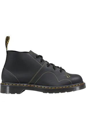Dr. Martens Buty, Mężczyzna, Czarny, 41 EU, Skóra, Czarne skórzane buty sznurowane