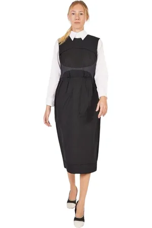 Comme des Garçons Sukienki, Kobieta, Czarny, S, Sukienka z 3 otworami