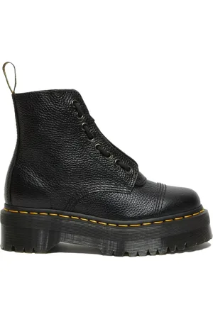 Dr. Martens Buty, Mężczyzna, Czarny, 41 EU, Skóra, Sinclair Platform Quad Botki