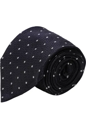 DESTIN Akcesoria, Mężczyzna, Niebieski, ONE SIZE, Elegancki Jedwabny Krawat