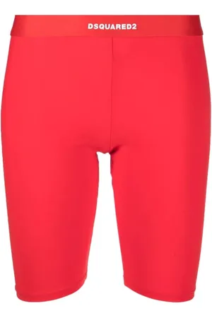 Dsquared2 Sport, Kobieta, Czerwony, M, Kolarki sportowe z logo