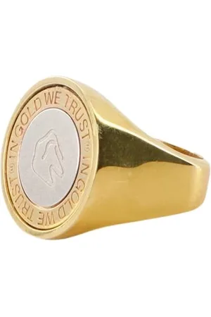 In Gold We Trust Akcesoria, Mężczyzna, Żółty, S, Rings