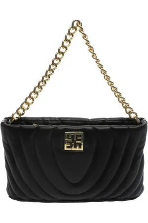 ERMANNO SCERVINO Torebki, Kobieta, Czarny, ONE SIZE, Skóra, Stylowa torebka typu pouch
