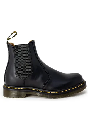Dr. Martens Buty, Mężczyzna, Czarny, 36 EU, Skóra, Gładkie Czarne Botki do Kostki