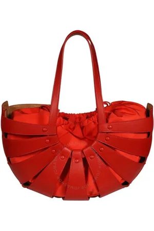 Bottega Veneta Torebki, Kobieta, Czerwony, ONE SIZE, Skóra, Torba z panelami skórzanymi
