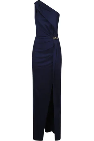 Elisabetta Franchi Sukienki, Kobieta, Niebieski, M, Elegancka sukienka