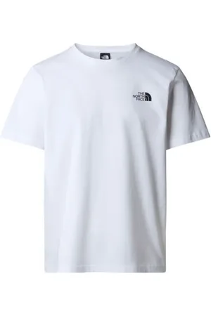 The North Face Koszulki, Mężczyzna, Biały, XL, Bawełna, T-Shirts