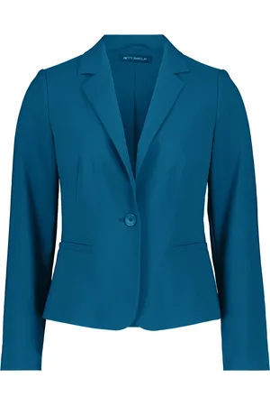 Betty Barclay Kurtki, Kobieta, Niebieski, 2XL, Elegancki Blezer Długi Rękaw