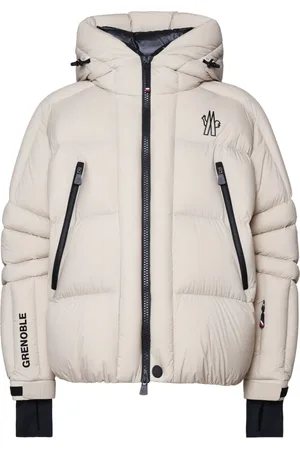 Moncler Kurtki, Mężczyzna, Biały, S, Poliester, Cherferie Ski Down Jacket
