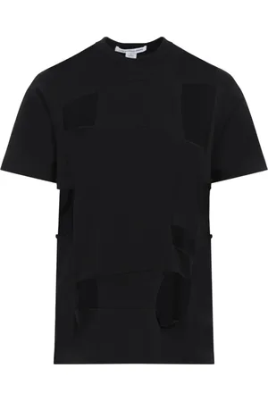 Comme des Garçons Koszulki, Mężczyzna, Czarny, S, Bawełna, Czarny T-Shirt