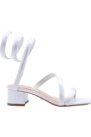 Lola Cruz Buty, Kobieta, Szary, 38 EU, Skóra, Sandały na wysokim obcasie Gems