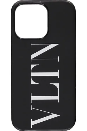VALENTINO GARAVANI Akcesoria, Mężczyzna, Czarny, ONE SIZE, Len, Etui PRO z detaliami logo