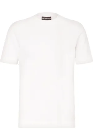 Emporio Armani Koszulki, Mężczyzna, Biały, M, Bawełna, Travel Essential T-shirt z krótkim rękawem