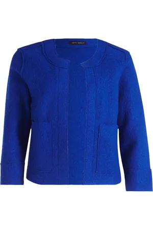 Betty Barclay Kurtki, Kobieta, Niebieski, L, Kurtka Casual Blazer z Kieszeniami