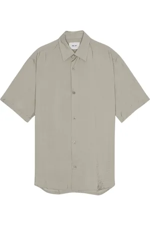 NN.07 Koszule, Mężczyzna, Beżowy, M, Koszula z Tencel™ Modal Twill z Guzikami z Nacre