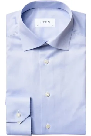Eton Koszule, Mężczyzna, Niebieski, XL, Bawełna, Uniwersalna Koszula Formalna