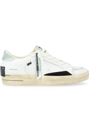 Crime london Buty, Mężczyzna, Biały, 45 EU, Skóra, Deluxe Skateboard Sneakers