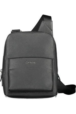 Calvin Klein Torebki, Mężczyzna, Czarny, ONE SIZE, Poliester, Torba na ramię z zamkiem błyskawicznym