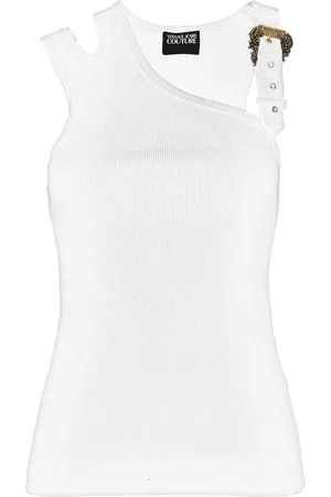 VERSACE Koszulki, Kobieta, Biały, M, Biały top