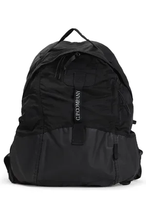 C.P. Company Torebki, Mężczyzna, Czarny, ONE SIZE, Czarna Torba typu Bucket Bag i Plecak