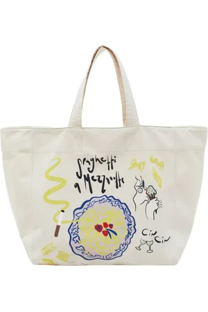 Closed Torebki, Kobieta, Wielobarwność, ONE SIZE, Bawełna, Artystyczna Torba Shopper