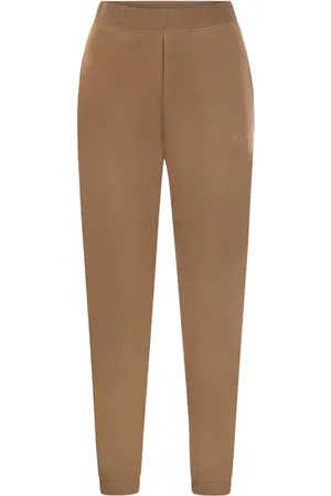 Max Mara Spodnie, Kobieta, Beżowy, M, Bawełna, Spodnie dresowe Tamaro