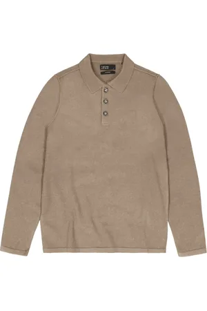 Butcher of Blue Swetry, Mężczyzna, Beżowy, S, Sweter Clifden Polo