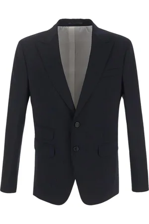 Dsquared2 Kurtki, Mężczyzna, Czarny, S, Wełna, Marynarka Blazer