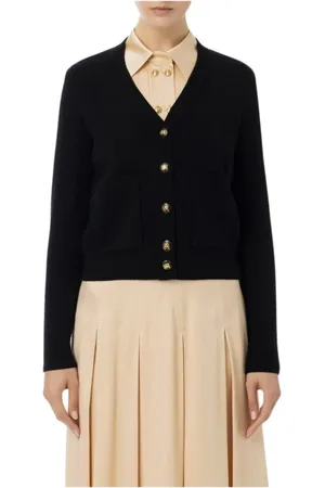 Elisabetta Franchi Swetry, Kobieta, Czarny, L, Cardigan