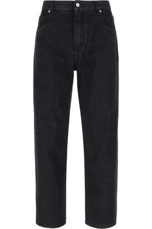 Fendi Jeansy, Mężczyzna, Czarny, W32, Denim, Klasyczne jeansy denimowe